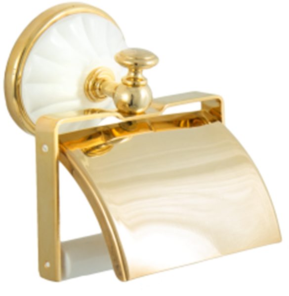ALL MARGHERITA золото-білий тримач для туалетного паперу ORBI MG0219